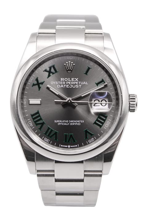 rolex wimbeldon 36mm|rolex datejust 36 wimbledon.